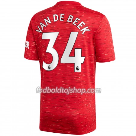 Manchester United Donny van de Beek 34 Hjemmebanetrøje 2020-21 S/S